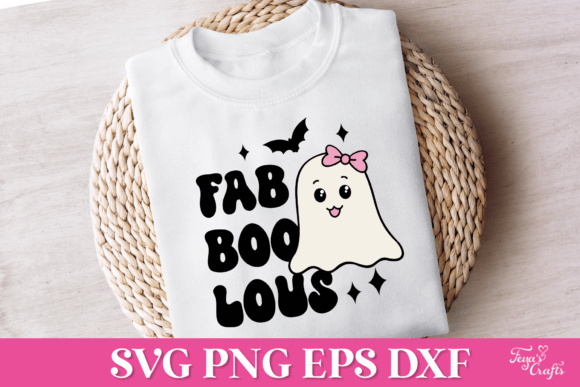 Fab Boo Lous Retro Halloween SVG