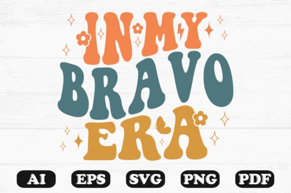 In My Bravo Era Retro Wavy Svg T-shirt