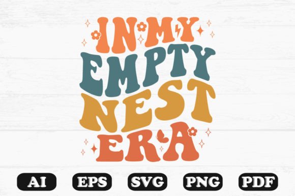 In My Empty Nest Era Retro Wavy Svg Review