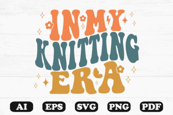 In My Knitting Era Retro Wavy SVG Review