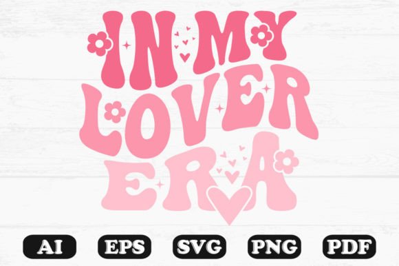 In My Lover Era Retro Wavy Svg