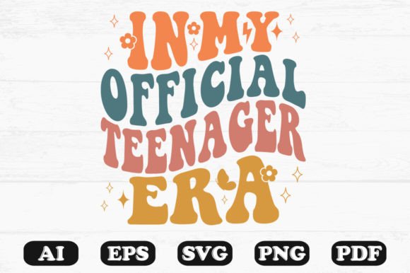 In My Official Teenager Era Retro Wavy S: A Design Review