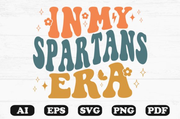 In My Spartans Era Retro Wavy SVG Review