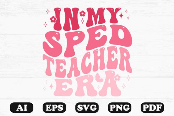 In My Sped Teacher Era Retro Wavy SVG Review