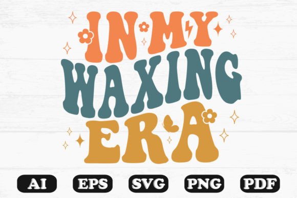 In My Waxing Era Retro Wavy Svg T-shirt