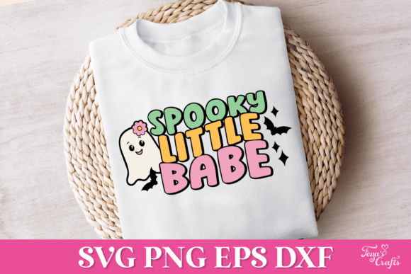 Spooky Little Babe Retro Halloween SVG